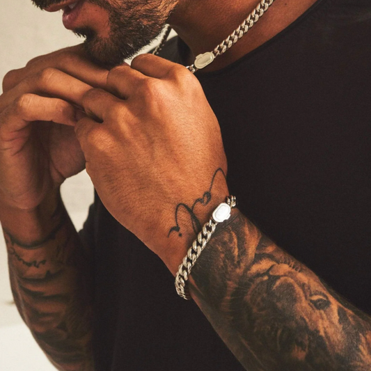 Cuban Bracelet (Silver) 8mm