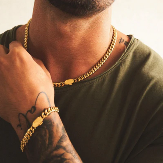 Cuban Bracelet (Gold) 8mm
