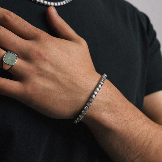 5mm Tennis Bracelet - Silver