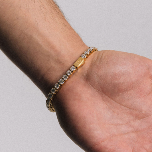 5mm Tennis Bracelet - Gold