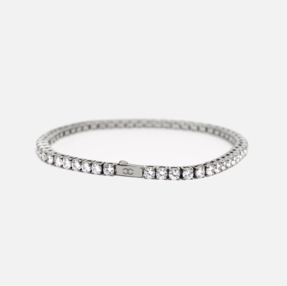 5mm Tennis Bracelet - Silver