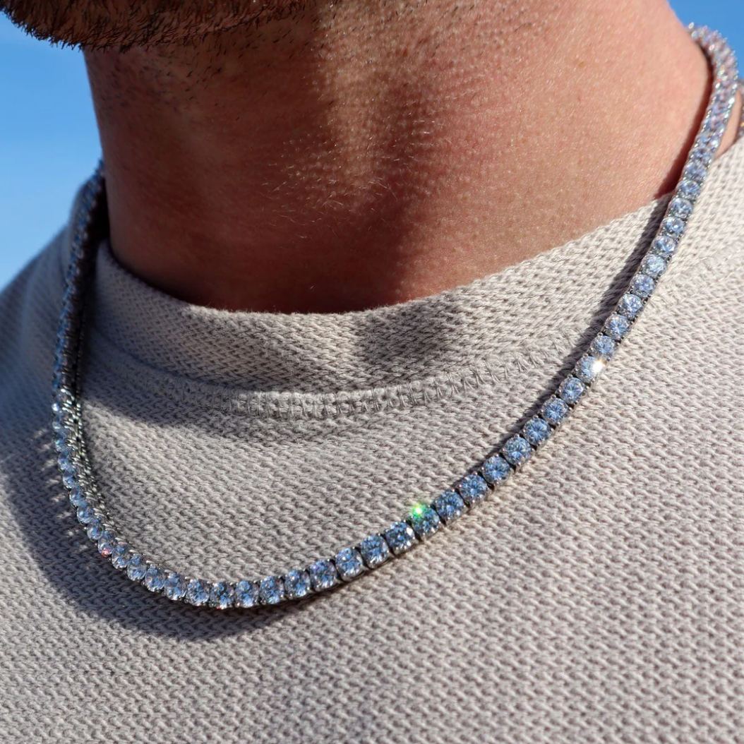 5mm Tennis Necklace - Gold
