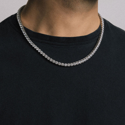 5mm Tennis Necklace - Gold