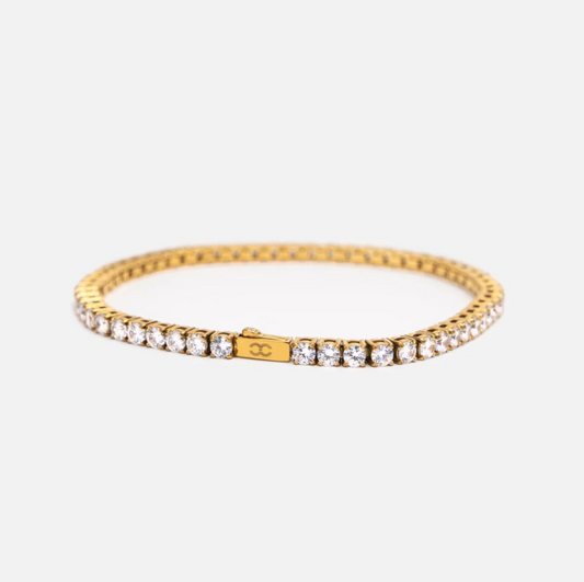 5mm Tennis Bracelet - Gold