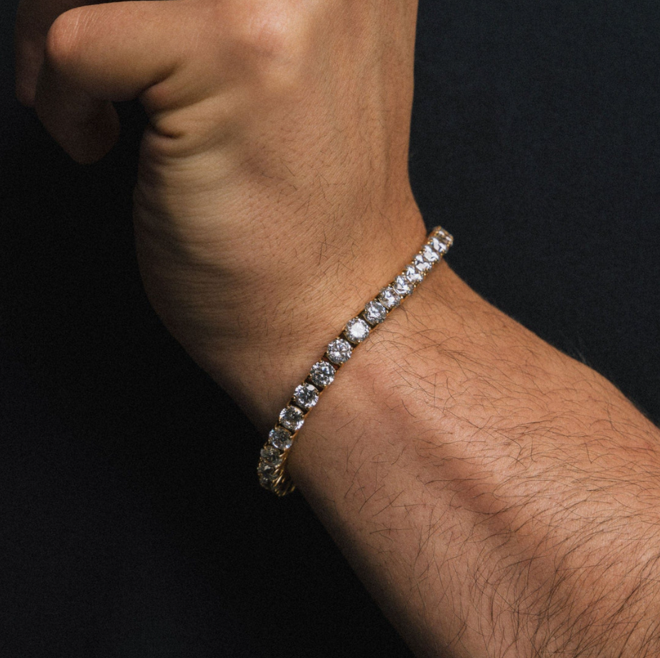 5mm Tennis Bracelet - Gold