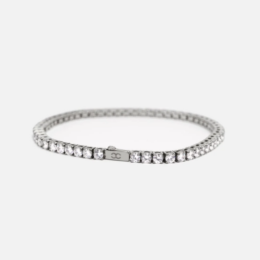 5mm Tennis Bracelet - Silver