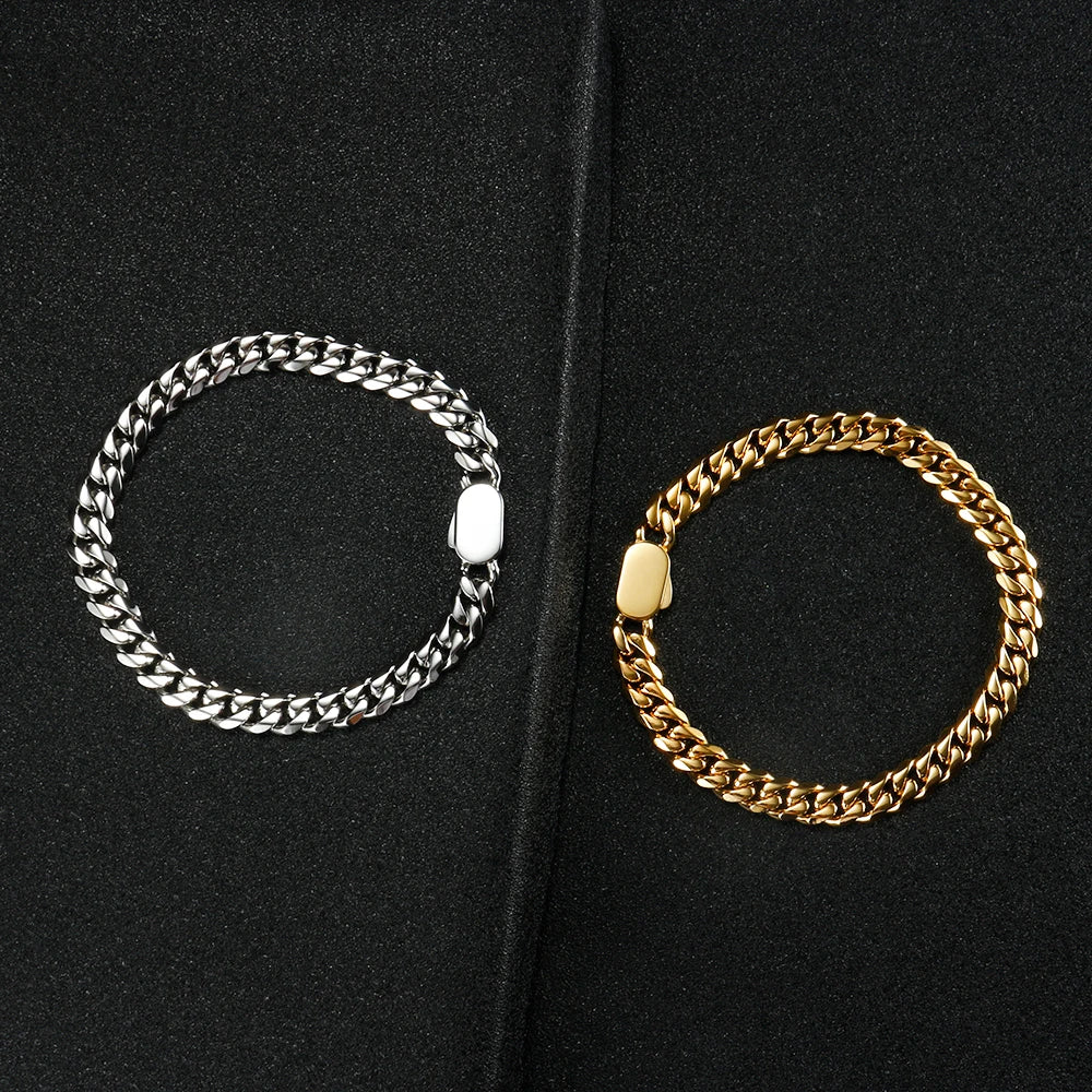 Cuban Bracelet (Silver) 8mm