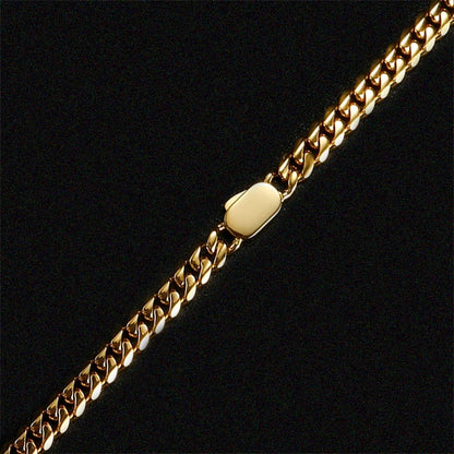 Cuban Bracelet (Gold) 8mm